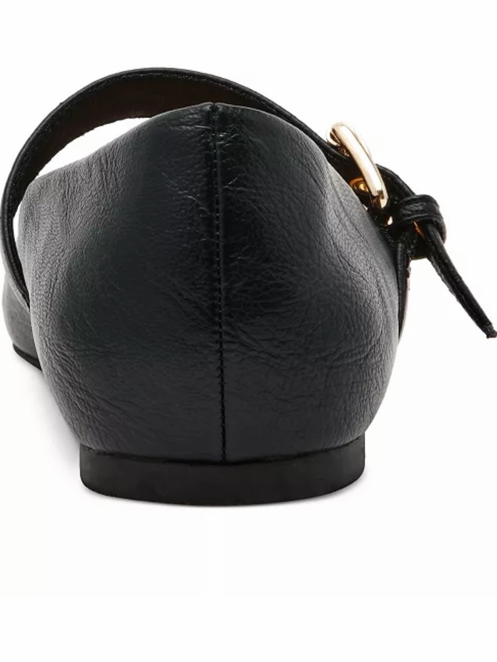 DV by Dolce Vita Women's NWT with Gold Buckle Mary Jane Flats- Black- Size 7.5 - Picture 4 of 12